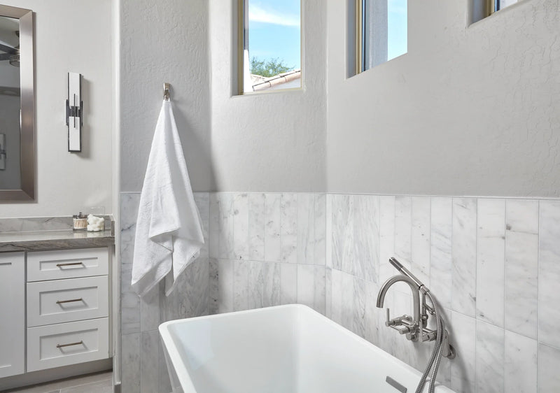 Calacatta Gris 4x16x3/8 Honed Marble Tile