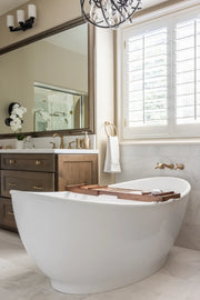 Calacatta Gris Large Chevron Honed Marble Mosaic