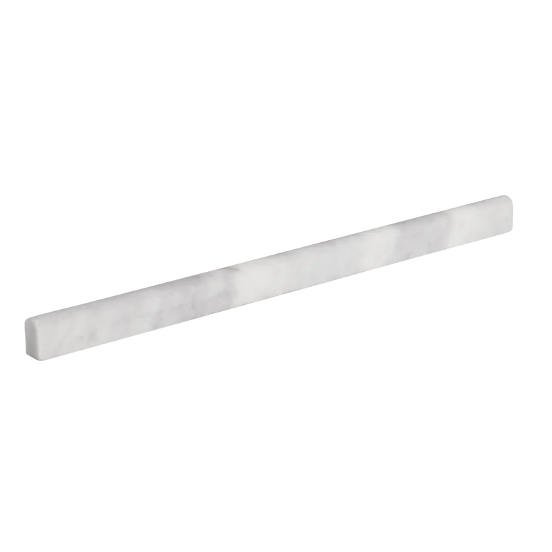 Calacatta Gris 1/2x12 Pencil Liner Honed Marble Trim