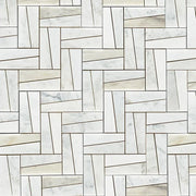 Calacatta Gris Modella Multi Finish Marble Mosaic