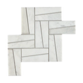 Calacatta Gris Modella Multi Finish Marble Mosaic