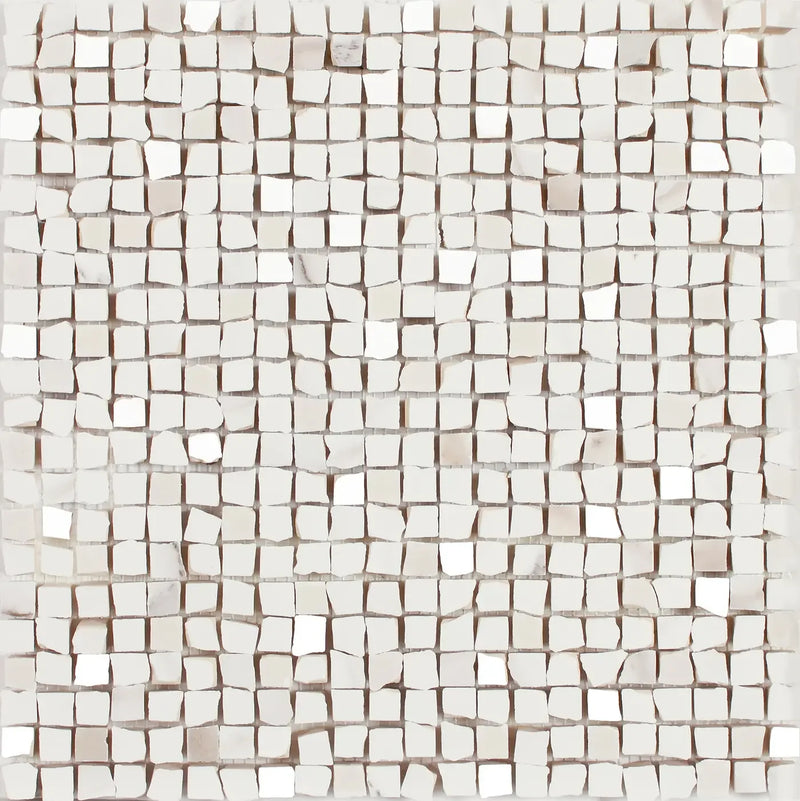 Calacatta Lux Mosaico Lux 11.8x11.8 Porcelain Mosaic
