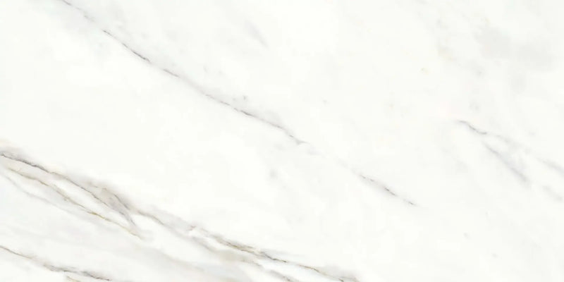 Calacatta Lux Superwhite Rec 23.6x47.2 Porcelain Tile