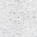 Calacatta Marbella Peel and Stick Pattern Honed Marble Mosaic Tile