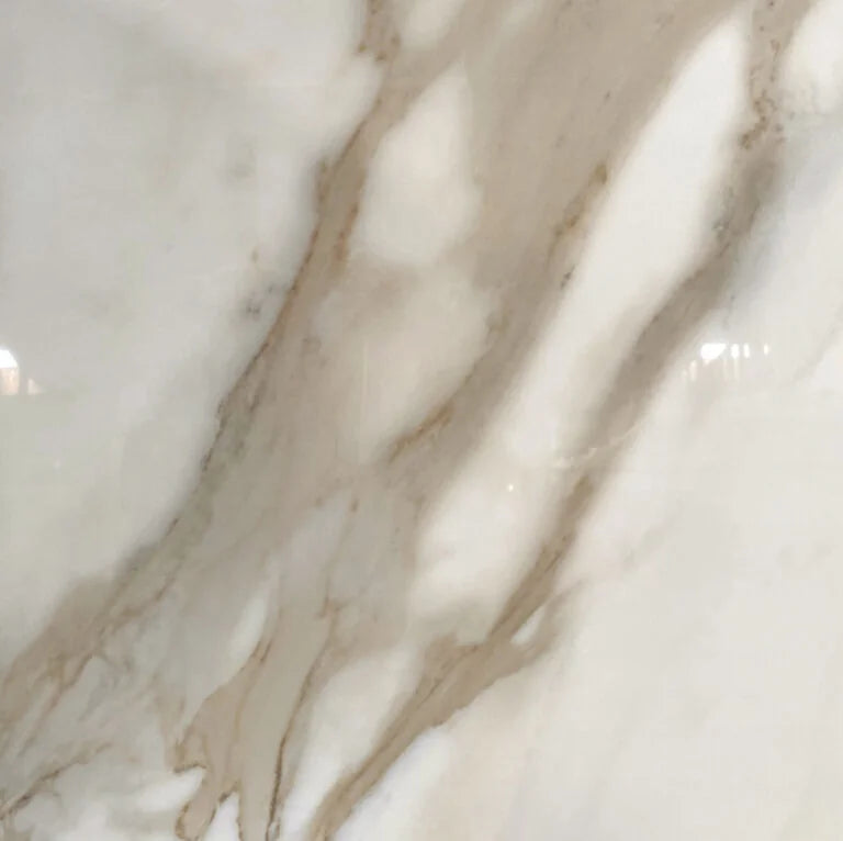 Calacatta Natural Polished 35.4x35.4 Porcelain Tile