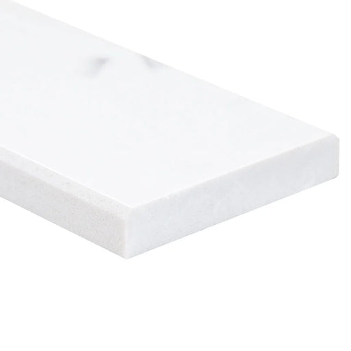 Calacatta Nowy 4x36 Polished Marble Double Beveled Trim