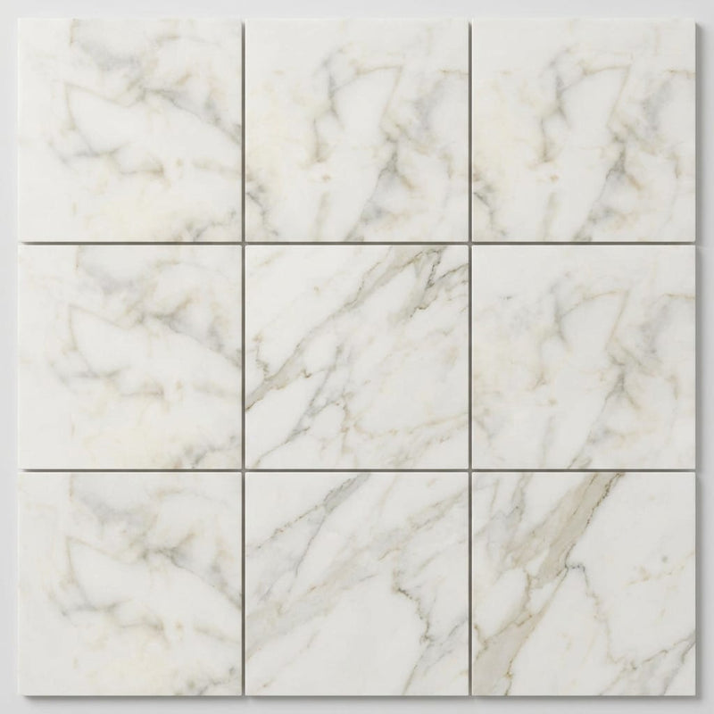 Calacatta Oliva Marble 12x12 Honed Tile close-up