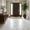 Calacatta Oliva Marble 18x18 Honed Tile — Foyer floor