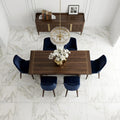 Calacatta Oliva Marble 24x24 Honed Tile — Dining Room floor