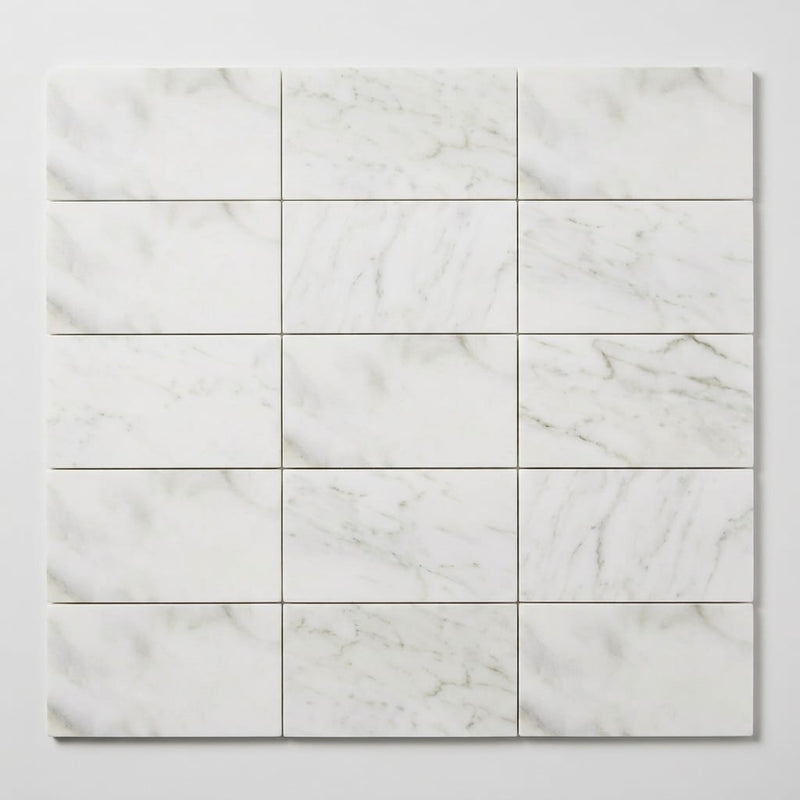Calacatta Oliva Marble 3x6 Honed Tile close-up