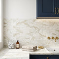 Calacatta Oliva Marble 3x6 Honed Tile — Laundry Room backsplash