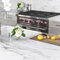 Calacatta Oro 3" Hexagon Honed Marble Mosaic