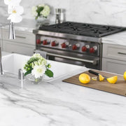 Calacatta Oro 3" Hexagon Honed Marble Mosaic