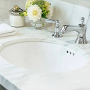 Calacatta Oro 3" Hexagon Honed Marble Mosaic