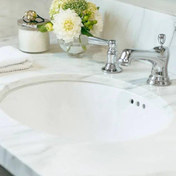 Calacatta Oro 3" Hexagon Honed Marble Mosaic