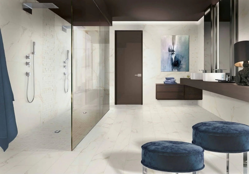 Calacatta Puro 2x2 Natural Porcelain Mosaic Tile