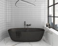 Calacatta Superwhite 35.4x35.4 Rectified Satin Porcelain Tile