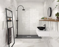 Calacatta Superwhite 23.6x23.6 Rectified Satin Porcelain Tile
