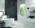 Calacatta Superwhite 23.6x23.6 Rectified Satin Porcelain Tile