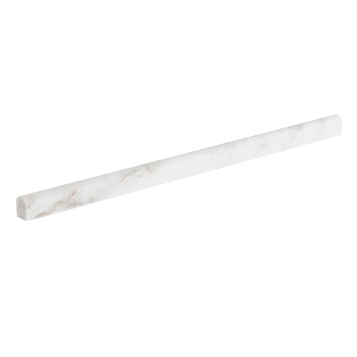 Calacatta Umber 1/2x12 Pencil Liner Honed Marble Trim