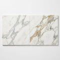 Calacatta Umber 24x24 Honed Marble Tile close-up