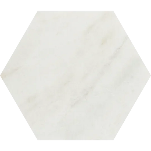 Calacatta Umber 8x8 Hexagon Honed Marble Mosaic