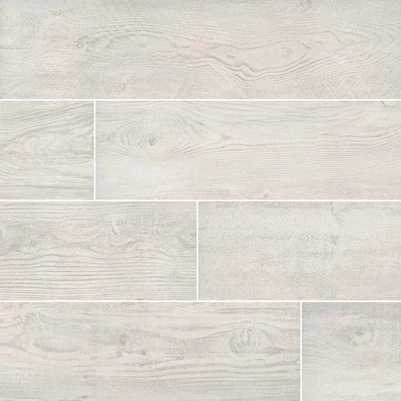 Caldera Blanca 8x47 Rectified Matte Porcelain Tile
