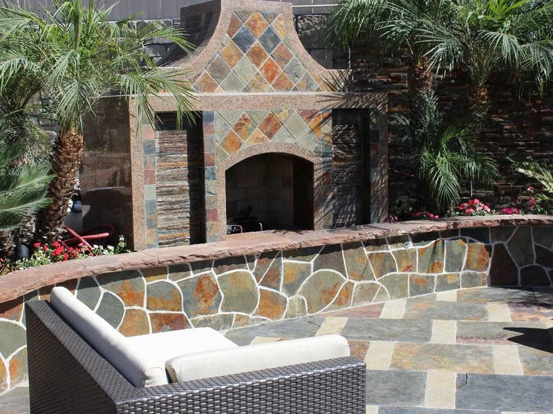 California Gold 12x12 Gauged Slate Tile