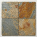 California Gold 16x16 Gauged Slate Tile close-up