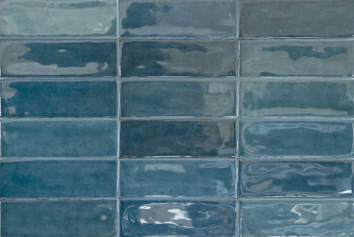 Calpe Blue 2x6 Glossy Porcelain Tile