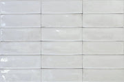 Calpe White 2x6 Glossy Ceramic Tile