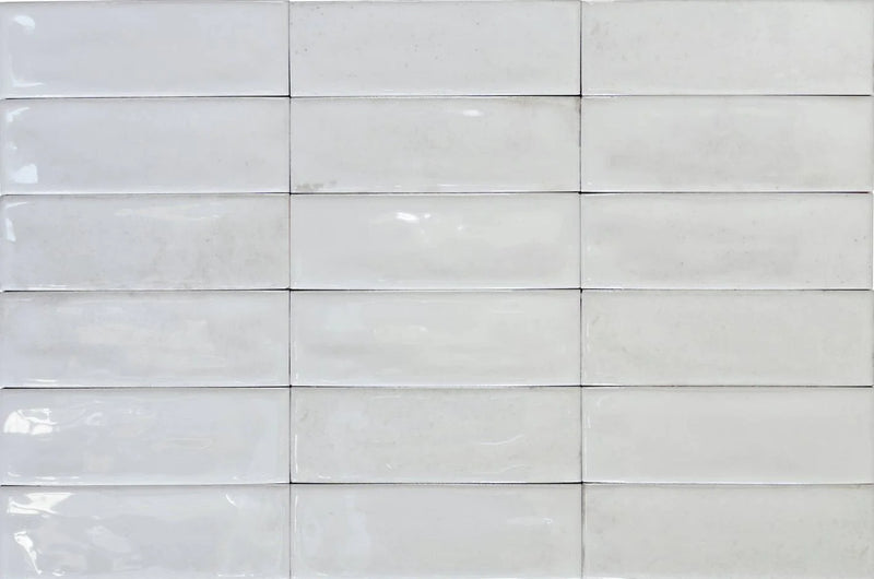 Calpe White 2x6 Glossy Ceramic Tile