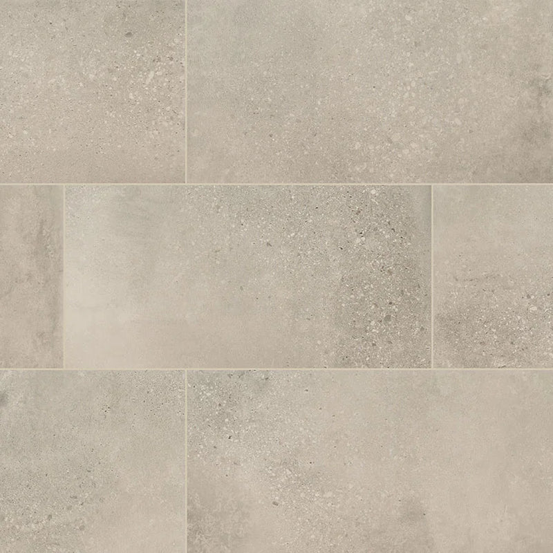 Calypso Ash 24x48 Matte Porcelain Stone Look Floor Tile