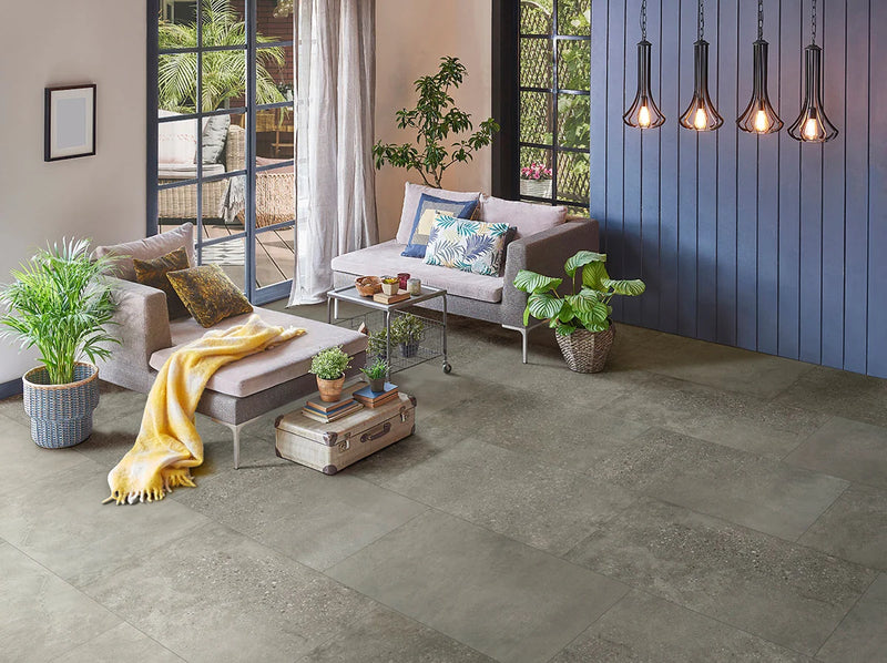Calypso Graphite 12x24 Matte Porcelain Stone Look Floor Tile