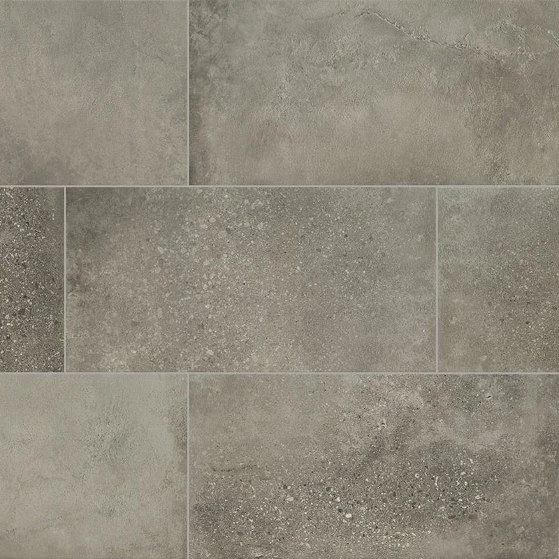 Calypso Graphite 24x48 Matte Porcelain Stone Look Floor Tile