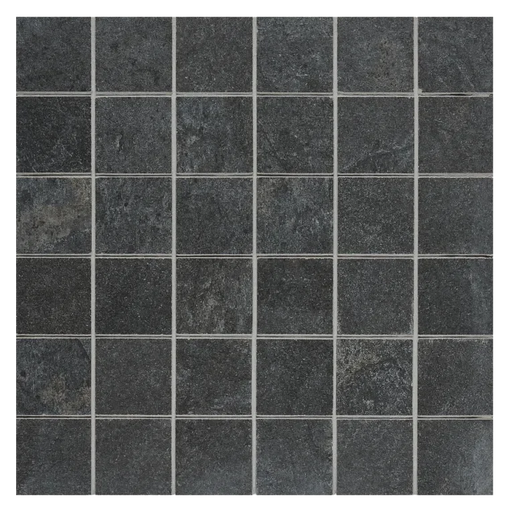 Canyon Black 2x2 Stone Look Porcelain Mosaic