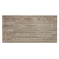 Canyon Brown Straight Stack 1x24 Mesh Porcelain Mosaic
