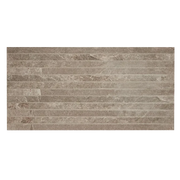 Canyon Brown Straight Stack 1x24 Mesh Porcelain Mosaic