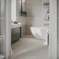 Canyon Ivory 3x12 Surface Bullnose Porcelain Trim