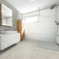 Canyon Ivory 2x2 Porcelain Mosaic