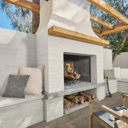 Canyon Ivory 1x24 Straight Stack Mesh-Mounted Porcelain Mosaic