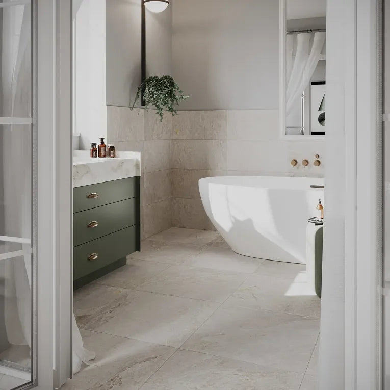 Canyon Ivory 24x48 Anti-Slip Stone Look Porcelain Tile