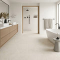 Canyon Ivory 24x48 Porcelain Tile — Primary Bath floor