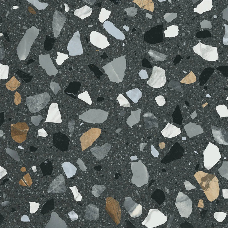 Cape Graphite 24x24 Matte Porcelain Tile — Solidshape