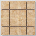 Cappuccino Marble 1x1 Polished Mosaic close-up