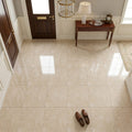 Cappuccino Marble 12x12 Polished Tile — Foyer floor