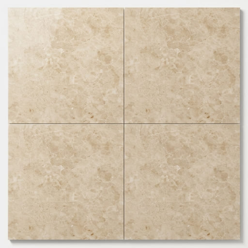 Cappuccino Marble 18x18 Polished Tile close-up