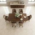 Cappuccino Marble 24x24 Polished Tile — Dining Room floor