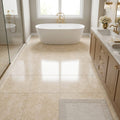 Cappuccino Marble 24x24 Polished Tile — Primary Bath floor