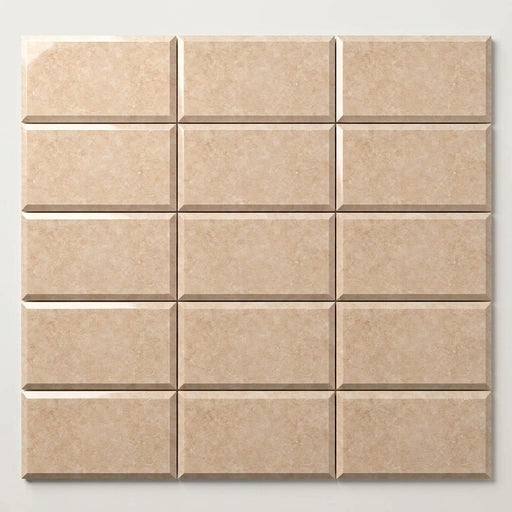 Cappuccino Marble 3x6 Polished Tile close-up